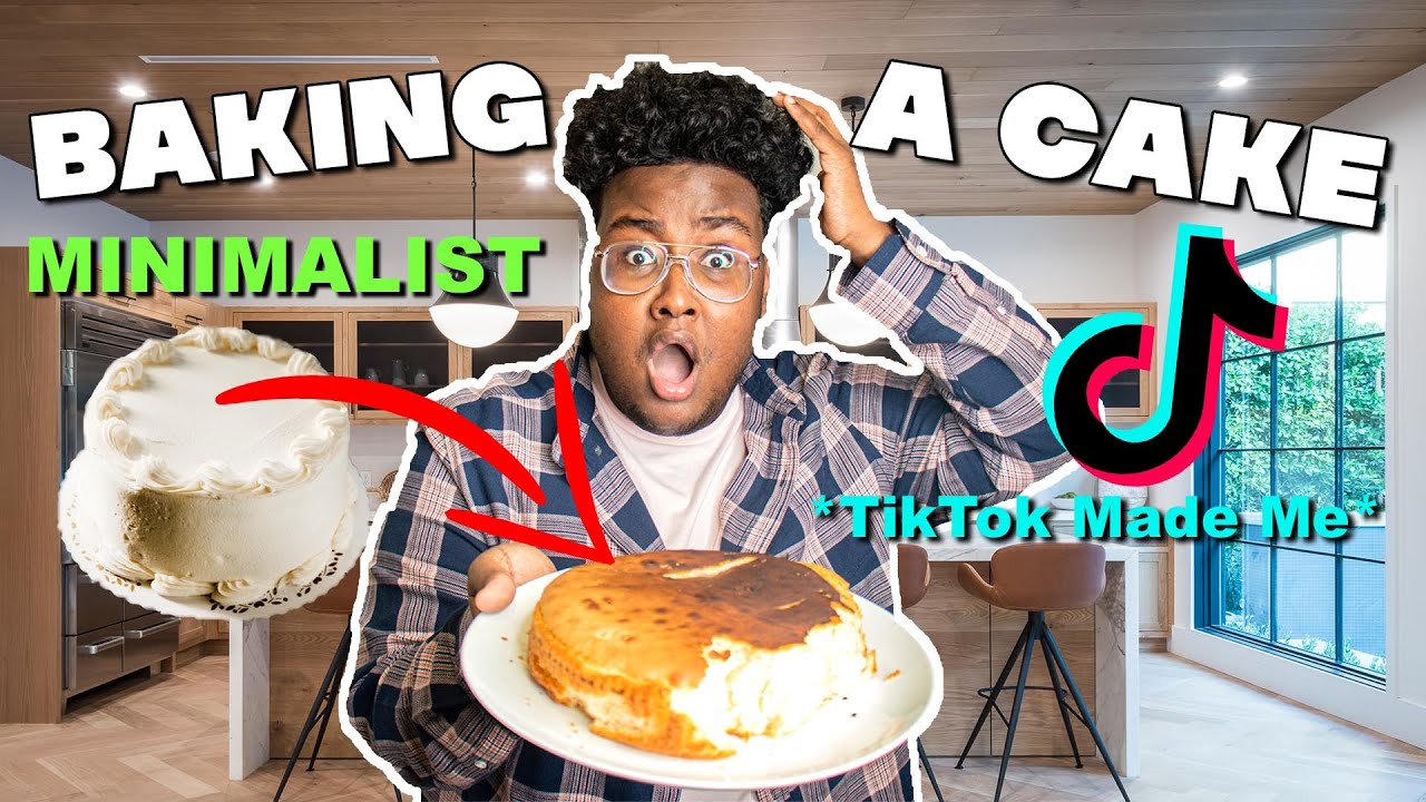 I TESTED VIRAL Korean\pinterest MINIMALIST cake 2AM (TikTok Edition)