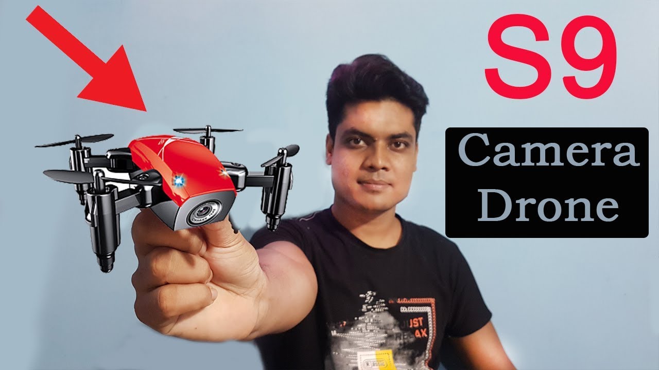 পানির দামে কিনতে পারেন, S9 Mini Foldable wifi Camera Drone, BEST BUDGET