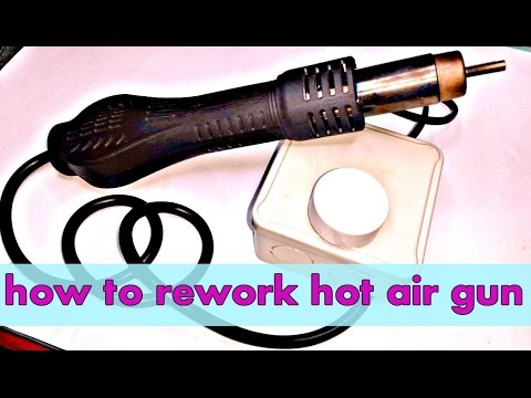 how to make Cheap hot air gun - YouTube