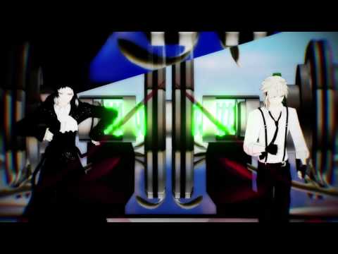 【MMD文スト】BadApple!!／新双黒
