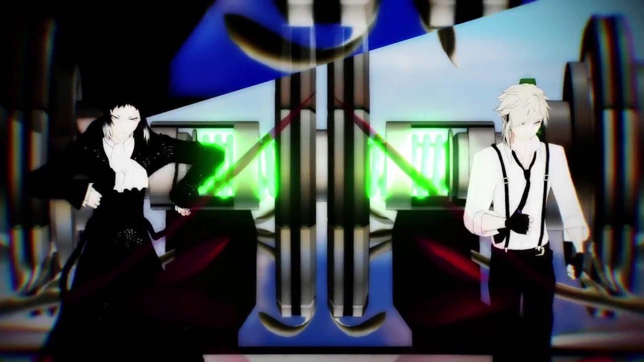 【MMD文スト】BadApple!!／新双黒