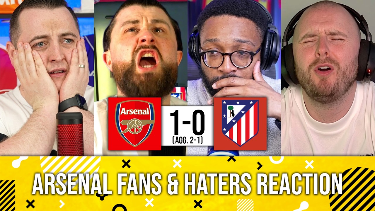 Arsenal Haters MELTDOWN Reaction to Arsenal 1-0 Atletico Madrid (Agg. 2 ...