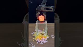 Hot Metal vs. Candy Straws! Satisfying Melting ASMR #Shorts