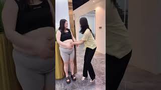 Plus-size slimming pants, not too tight or constricting, won't roll up. srhot #video # Profile
