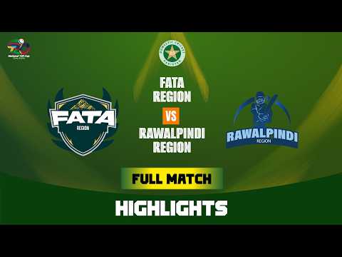 Full Highlights | FATA Region vs Rawalpindi Region | National T20 Qualifier | Match 3 | MZA1T
