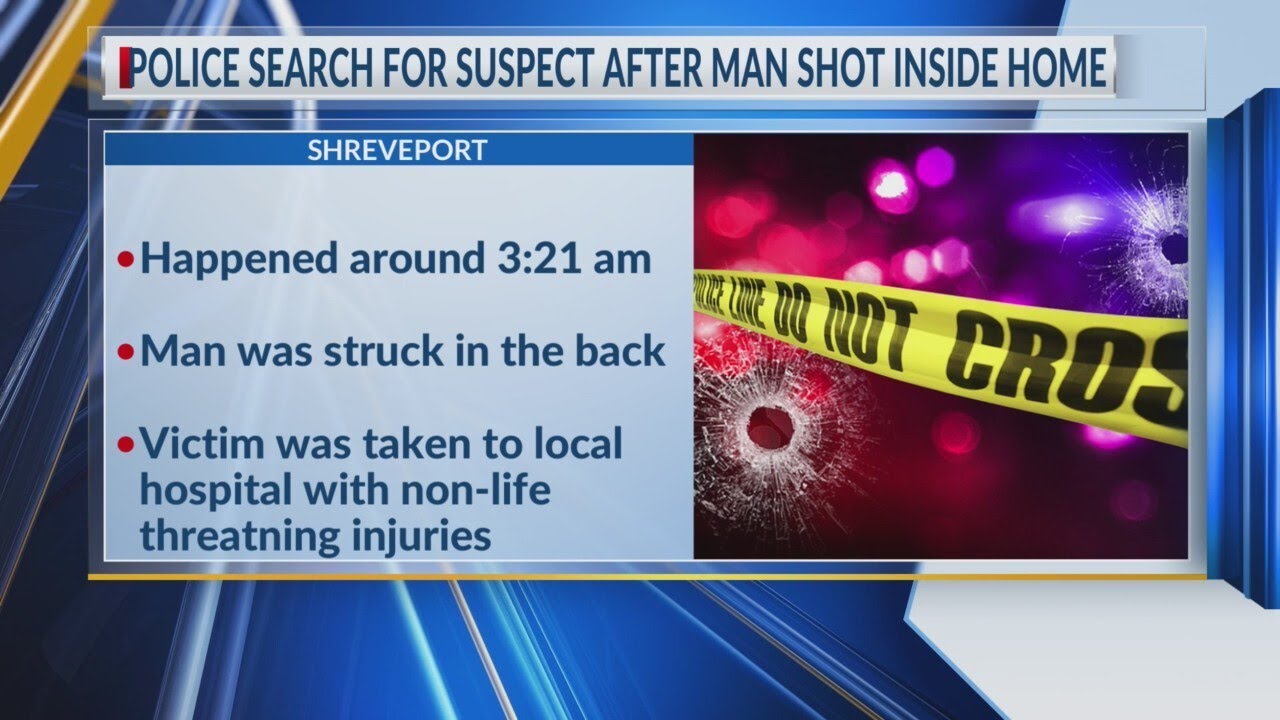 Man shot inside home, police searching for suspect vehicle - YouTube