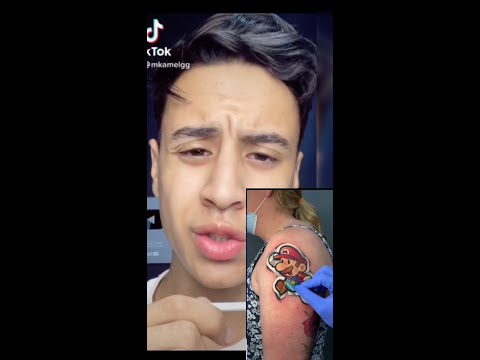 اغرب فديو شوفتو في حياتي - وشم علي الجسم … !!!