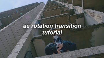 after effects smooth rotation transition tutorial