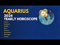 Aquarius  2024 yearly horoscope prediction     2024  