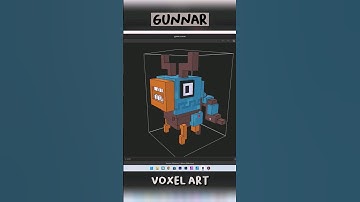 Gunnar #magicavoxel #voxelart #minecraft