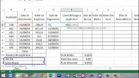 Funcao Se encadeada - Excel Avançado
