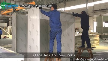 The correct way to install cold room panel