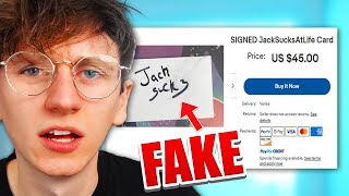 Someone is Selling My FAKE Autograph!