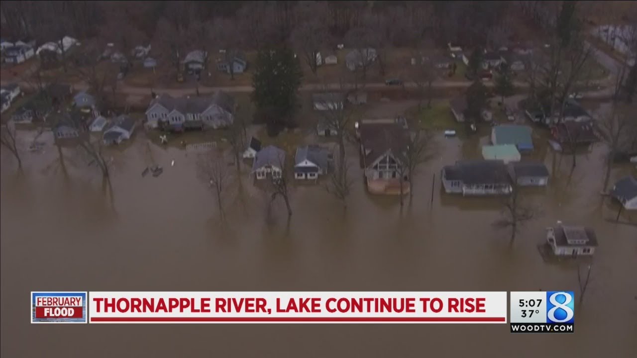 Thornapple Lake continues to rise YouTube