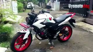 CB150R Street Fire modif lampu bulet