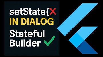 Fix setState Not Working Inside AlertDialog in Flutter | Use StatefulBuilder!