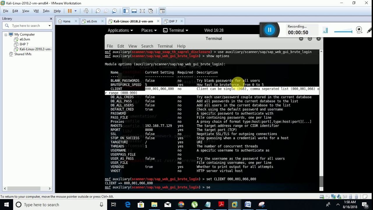 SAP WEB GUI BRUTE FORCE LOGIN