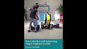 Ever seen a Self balanced vespa? | #scooter #selfbalanced #ev