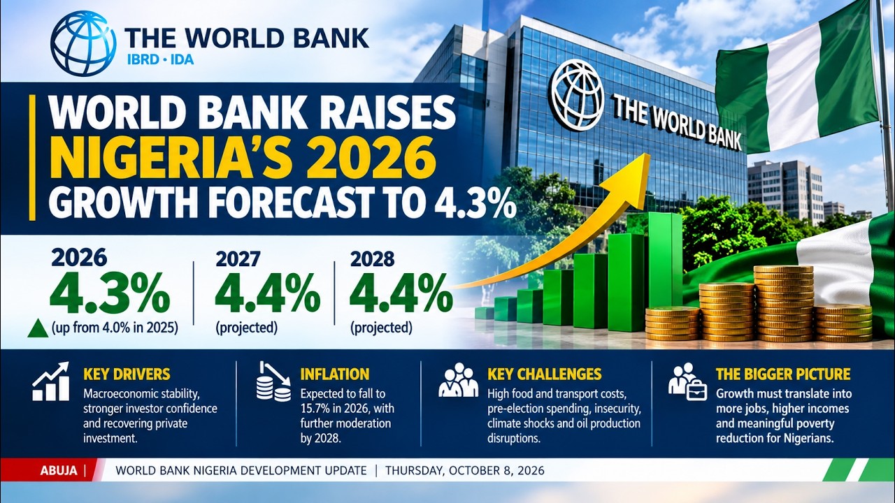 Still from World Bank Raises Nigeria’S 2026 Growth Forecast TO 4 3%