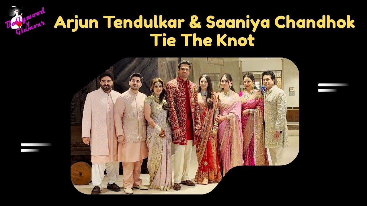 Арджун Тендулкар и Саания Чандхок связывают узел