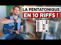 10 riffs pour apprendre la gamme pentatonique 