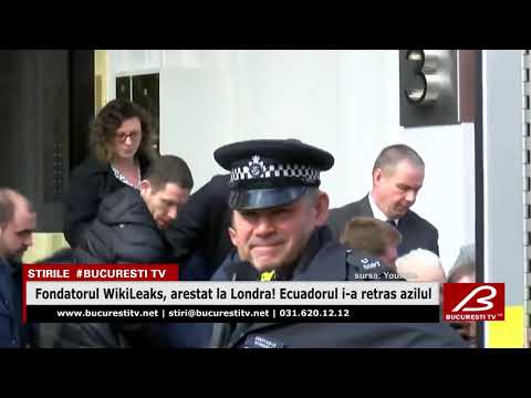 Fondatorul WikiLeaks, arestat la Londra! Ecuadorul i-a retras azilul