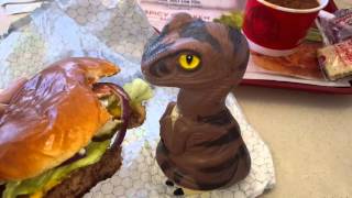 Bob the Raptor - Review - Wendy's Restaurant Food - Dave's Hot And Juicy Burger Frosty Chili