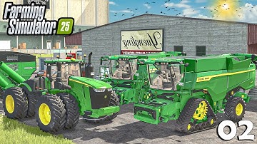 First BIG CANOLA HARVEST + BEER EXPANSION | Montana 4x | Farming Simulator 25 - Ep 2