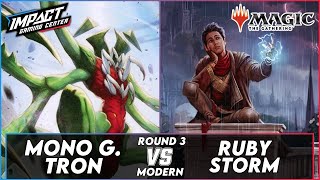 Famous Green Eldrazi Tron (Jeremy) VS Ruby Storm (Keegan) [PAPER] | Modern FNM at Impact Gaming Center  Rd3 Net Worth
