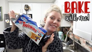 Baking a huge A$$ twinkie cake! | VLOGMAS DAY 16 2020