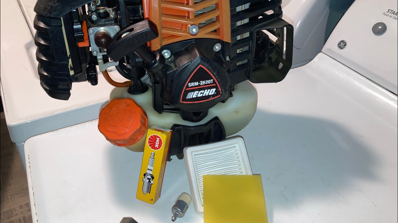 How to do a tune up on a Echo SRM-2620, 2620T, 3020, 3020T - YouTube