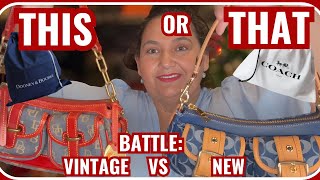 Coach Denim Ashton vs Dooney & Bourke Banana Bag 👜 Which Denim Bag Wins?
