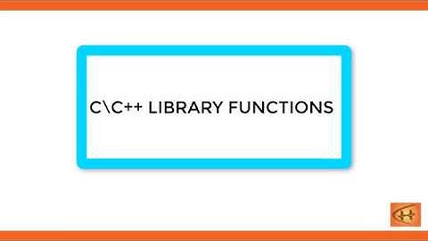 C\C++ Library Functions