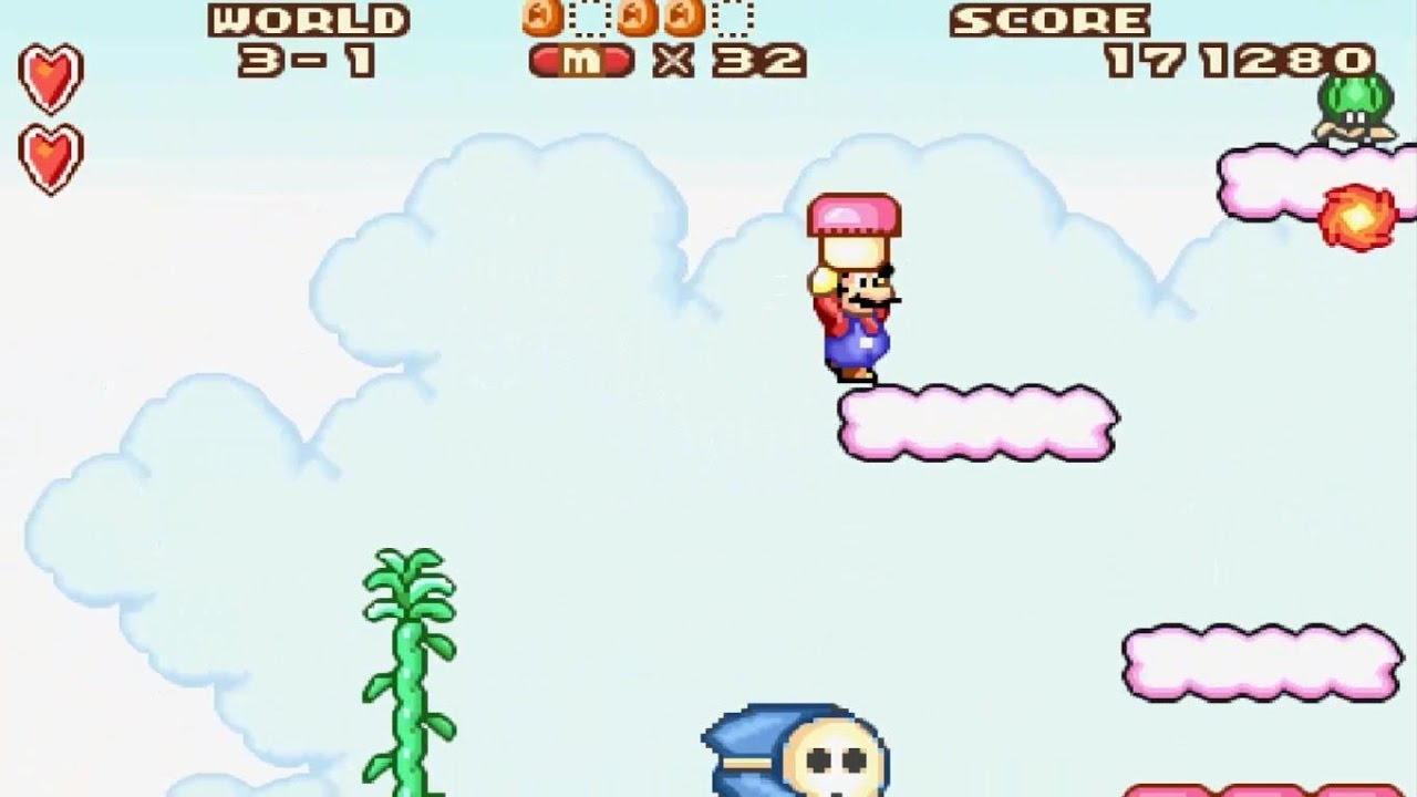 Super Mario 2 (Game Boy Advance) World 3 (Super Mario Advance)