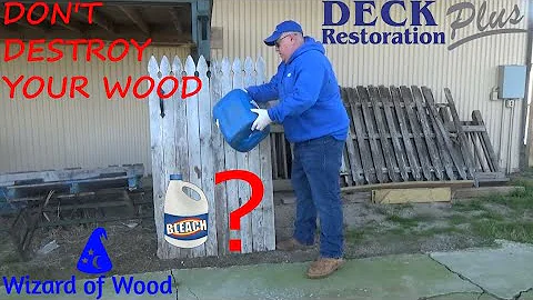 How do you neutralize Clorox bleach on wood? (2023)