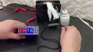 Dual Digital Thermostat Temperature Humidity Control STC-3028