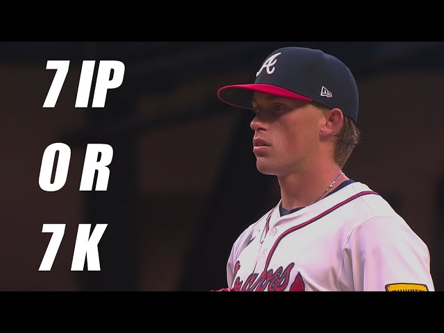 Hurston Waldrep Throws 7 Scoreless Innings with 7 Ks vs Hurston Waldrep Throws 7 Scoreless Innings with 7 Ks vs