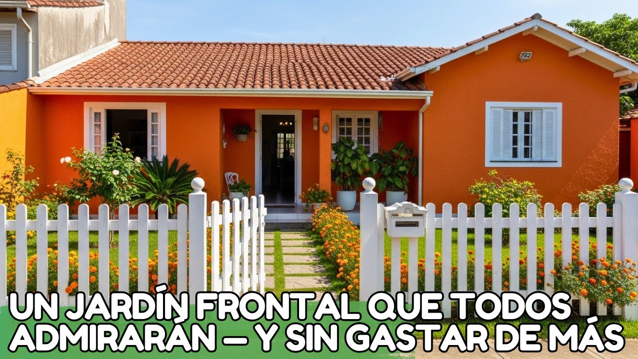 Я разбил небольшой сад перед своим домом менее чем за 1000 песо.