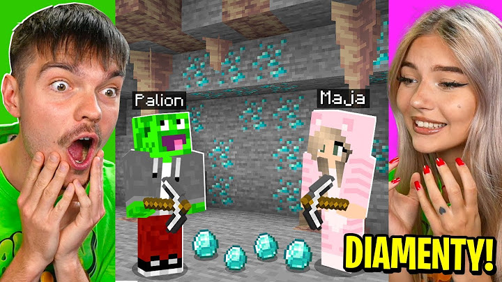 MAJA ZNALAZŁA PIERWSZE DIAMENTY! ⛏💎 (MINECRAFT z DZIEWCZYNĄ)