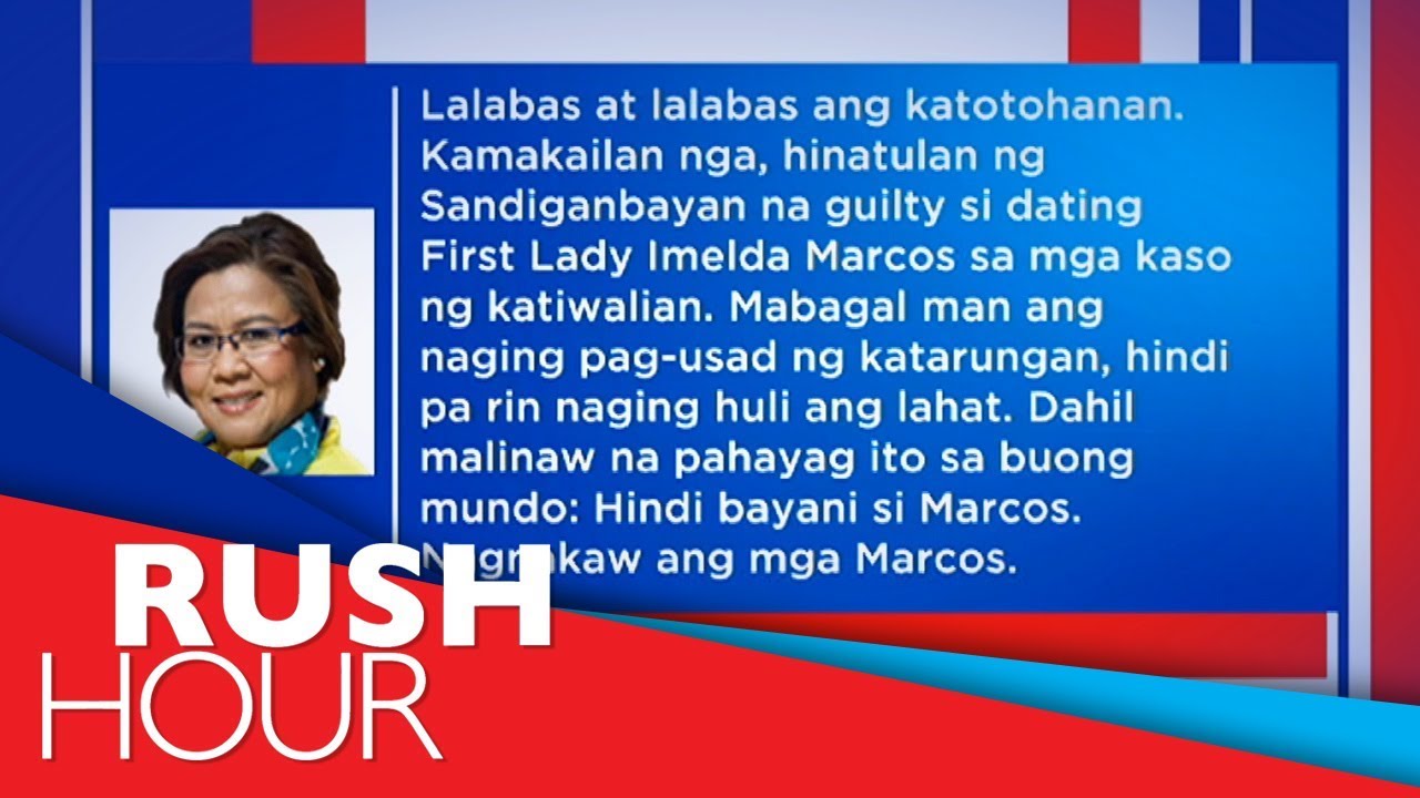 Marcos burial at Libingan ng mga Bayani: Year 2