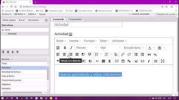 Introducción uso de eXeLearning