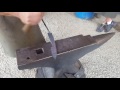 Forging a hunting knife  6 minutes forge time