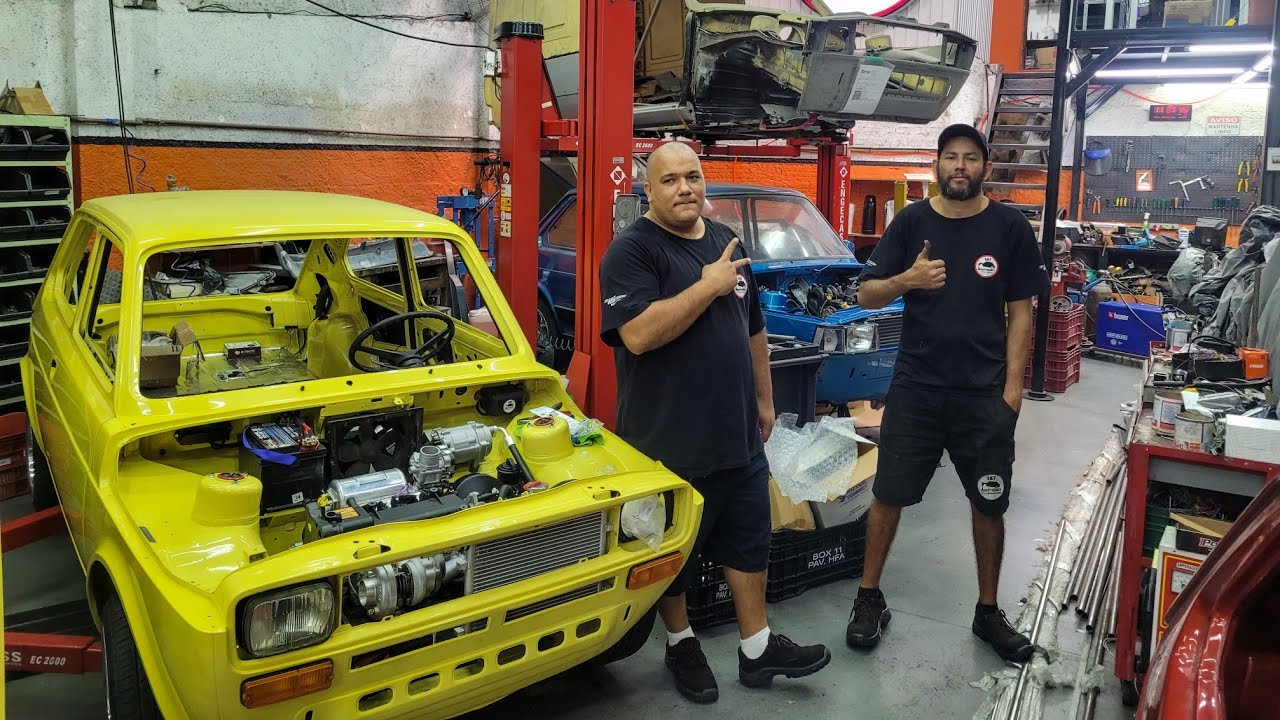 FIAT 147 FEITO DO ZERO E COM AR CONDICINADO NA * @147Adaptações * ( HOT WHEELS )