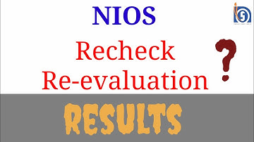 NIOS || Recheck || Re-evaluation || Results || April -2022 || Declared @ManilalMehta