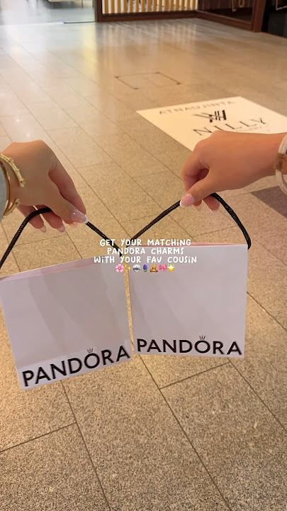 These pandora charms are so cute!✨🎀 #pandora #charms #matching #cousins #Vlog