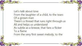 Céline Dion - Let's Talk About Love DVD Lyrics