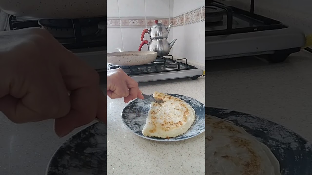 YUMURTALI PEYNİRLİ HAMUR SANDVİÇ YAPIYORUZ  #yemektarifleri #hamurişi #pratiktarifler #keşfet