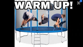 How to warm up on a trampoline (trampoline workout for beginners)