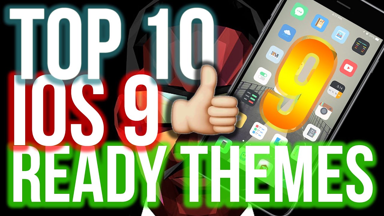 TOP 10 BEST Themes for iOS 9 - 9.0.2 PanGu Jailbreak - WinterBoard ...