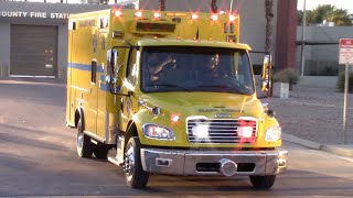 Clark County Fire Dept. Rescue 11 Responding